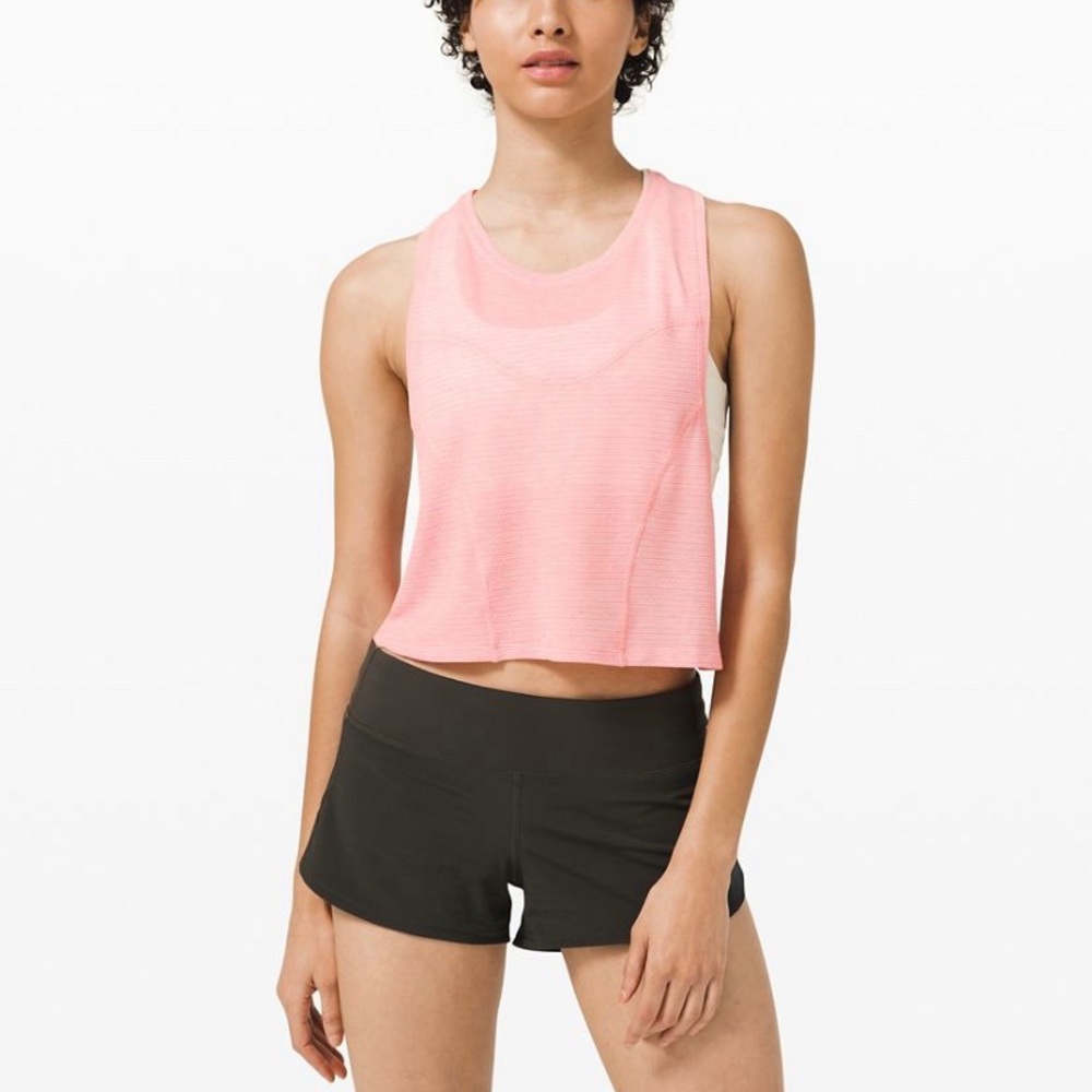 Stronger as One Lululemon muscle crop tank